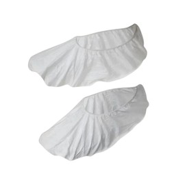 MAGID Polypropylene Disposable Shoe Covers, Size XL, 50 Pairs, Puncture and Tear Resistant, White, Elastic Closure, Medical, Food Processing, Cleanrooms, Construction, SC91