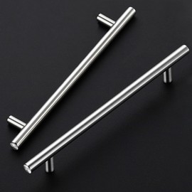 Ravinte 10 Inch Cabinet Handles Brushed Nickel Drawer Pulls Stainless Steel Kitchen Cabinet Hardware Cabinet Pulls 10" Length,7-1/2" Hole Center|1 Pack