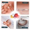 TOVINANNA 20Pcs Round Jewelry Box Durable Earring Necklace Ring Display