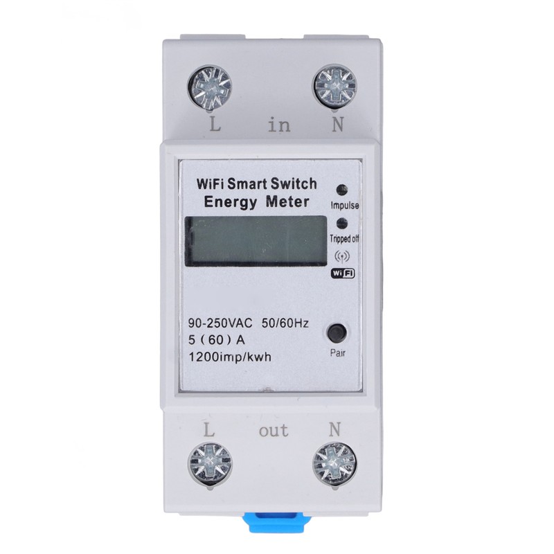 WIFI Smart Energy Meter LCD Display Household for Tuya 1