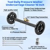 Tool Daily Undercarriage Pressure Washer Attachment 16 Inch, Dual-Function Undercarriage