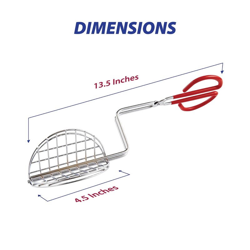 HIC Kitchen HIC Kitchen Taco Shell Tong, Steel, For Making