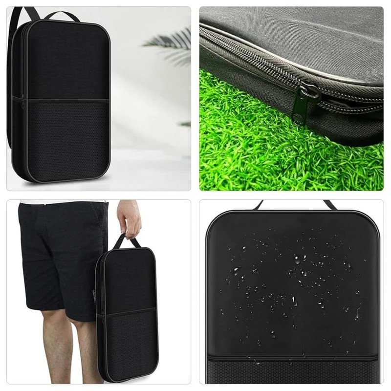 Toolzia Pickleball Paddle Bag Lightweight Case for Paddles Balls and