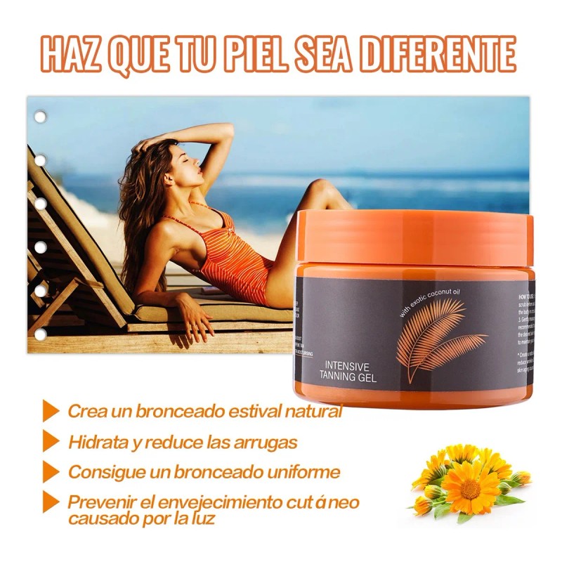 Autobronceador Crema Gradual Natural Para Cuerpo Y Cara
