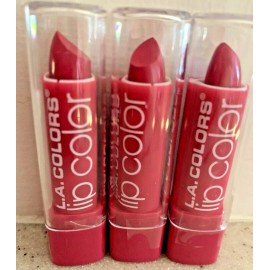 L.A. COLORS 3X L.A. Colors Moisture Rich Lip Color - Lipstick - Dark Pink Shade  *HOT PINK*
