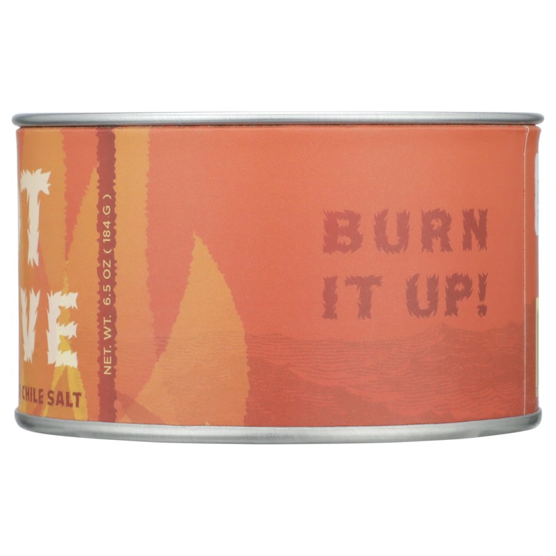 BEAUTIFUL BRINY SEA Seriously Spicy Chile Sea Salt, 6.5 OZ