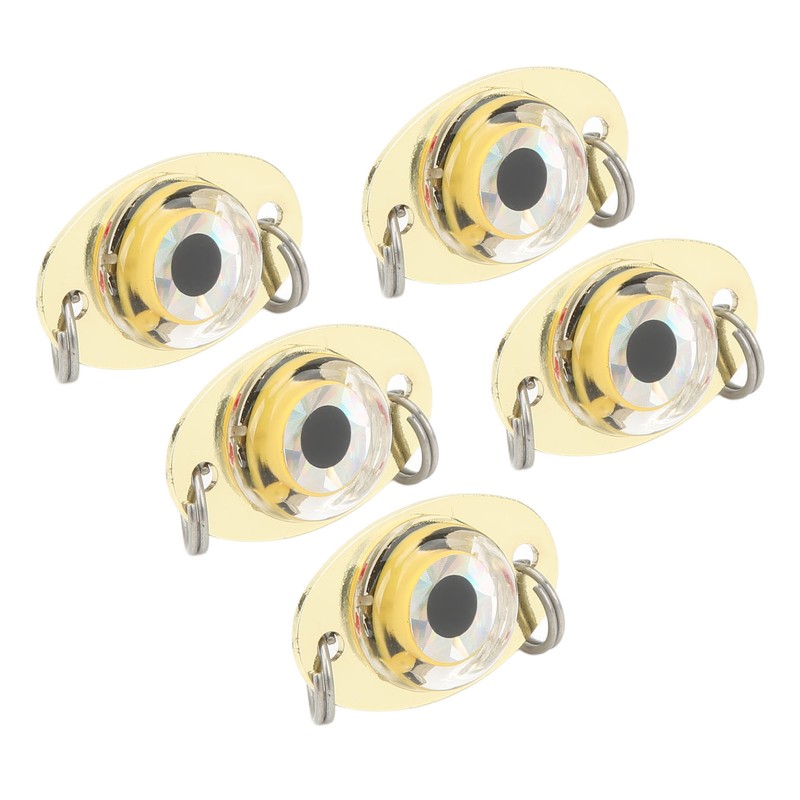 5Pcs Underwater Electronic Fishing Lure Lamp Corrosion Proof ABS LED