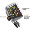 Dilwe Mechanical Bike Speedometer with LCD Display, Cycling Computer Odometer