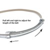 Rojeam Women's Thin Belt for Dress Retro Metal Decorative Belt,
