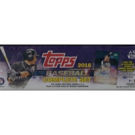 2016 Topps Baseball Factory Sealed Complete Set 700 Cards With Exclusive Ichiro Chrome Refractor Card