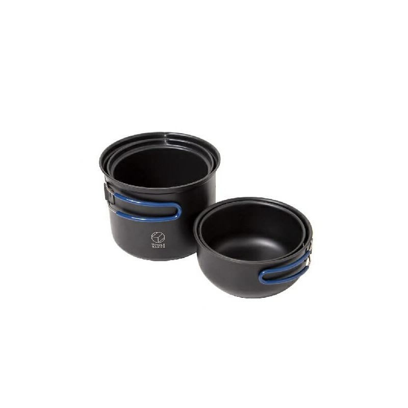 Whole Earth WE23DJ66 Outdoor Camping Cooker Set, Pot, Cup, Aluminum,