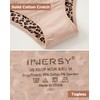 INNERSY Women's Underwear Cheeky Hipster Panties Breathable Cotton Panty 6-Pack(Milaed,Large)