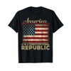 America Is Not A Democracy It's A Constitutional Republic T-Shirt