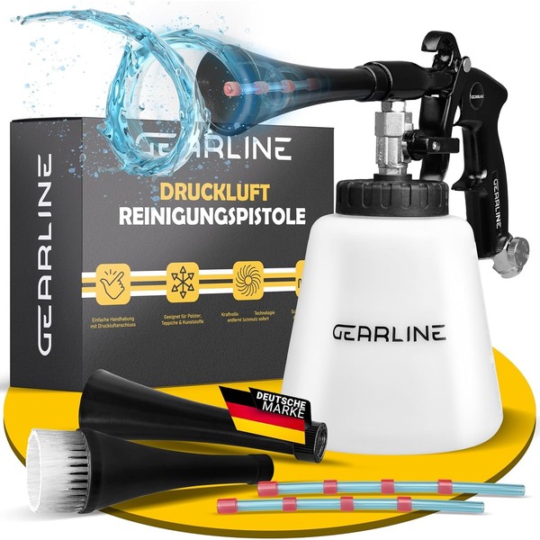 GEARLINE Compressed Air Cleaning Gun [with Swirl Jet Technology] -