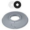 FUX Pack of 2 Single Heating Pipe Rosette 8 mm
