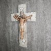 BC Catholic Holy Trinity Crucifix Wall Cross Jesus Christ Inspirational
