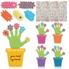Honoson 20 Sets He is Risen Handprint Craft Kit Easter