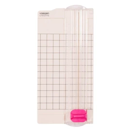 Vaessen Creative Mini Paper Cutter, 2.5 x 6 inches, Small Trimmer for Card Making, Scrapbook Ideas and Creative Papercrafts, White