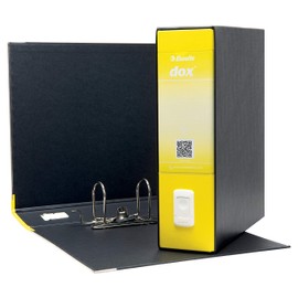 Esselte Dox 1 Class Box Lever Arch File, A4,Yellow