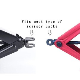 Dr.Roc Scissor Jack Adapter for 1/2 Inch Drive Impact Wrench or 13/16 Inch Lug Wrench or Power Drills, Scissor Jack Drill Adapter for Impact Drills Socket Automotive Jack RV Trailer Leveling Jack