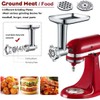 GVODE Meat Grinder Attachment for Kitchenaid Stand Mixer, Meat Grinders