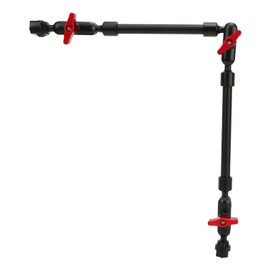 Adjustable Articulating Friction Magic Arm, 22 Inch Magic Arm Clamp with 1/4" Screw Thread, Double Ball Head Multi Angle Adjustable Extension Rod for Phone Camera Studio Lights Monitor Microphone