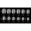 Full Cover Nail Tip -Short Square Clear (100pcs)