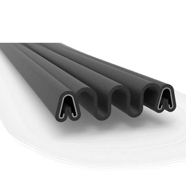 Gordon Glass 11-5381 Accordion Boot Seal | Spring Clips are Facing The Same Direction | Slider to Slider Accordion Boot Seal | 20 FT | Compressed Width of 2" and 4-1/2" When Fully Stretched