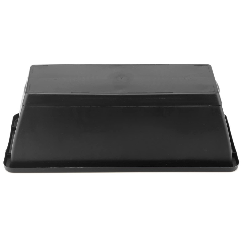 LEXININ 6 Pack 17 Inch Black Plastic Rectangular Window Planter