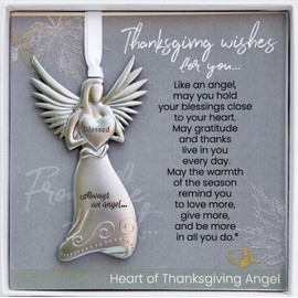 Beautiful Blessed Angel with Thanksgiving Wishes - Thanksgiving Gift for Family & Friends (1)