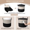 Echueuey XXXXL Extra Large blanket basket with lid 21"x21"x18" blanket