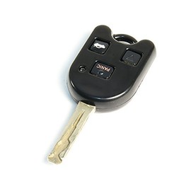 stauber Lexus clave Shell/No requiere Locksmith. ahorrar dinero de repuesto usando su Llave Antigua redondeadas y chip., Negro