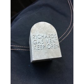 Unbranded 3/4" Inch Gas Vent Cap Black Malleable Iron Pipe Fitting