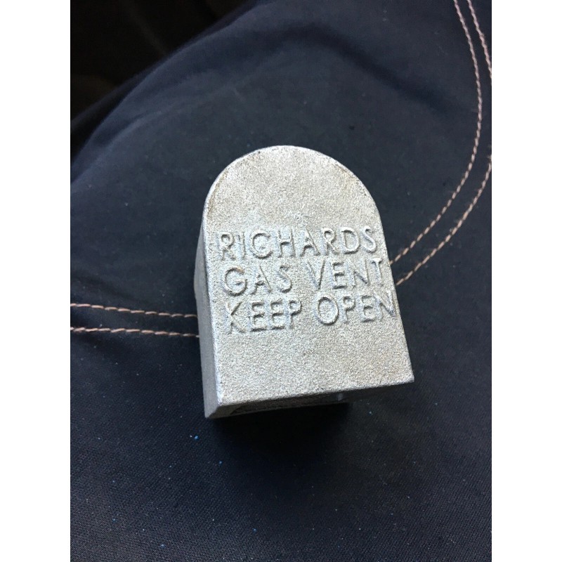 Unbranded 3/4" Inch Gas Vent Cap Black Malleable Iron Pipe