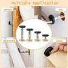 4 Pieces Adjustable Bed Frame Bed Frame Anti-shake Tool Headboard