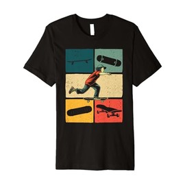 Cool Skateboard Art for Men Women Skateboarding Skateboarder Premium T-Shirt