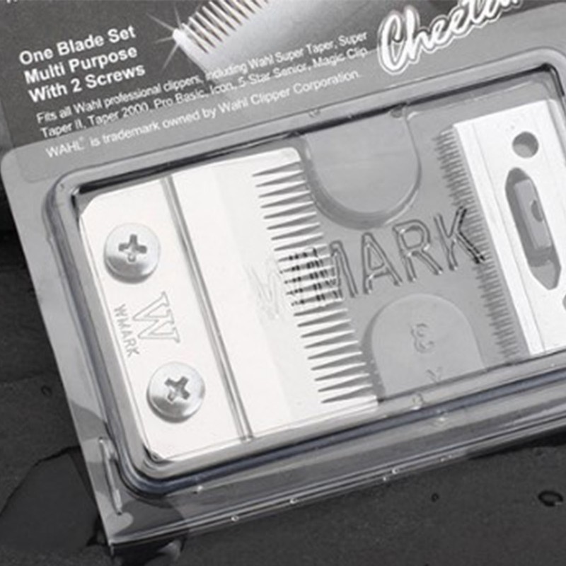 Electric Hair Clipper Blade Stainless Steel Silver Professional Beard Trimmer