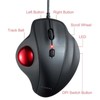 SANWA Wired Ergonomic Trackball Mouse, Optical Vertical Rollerball Mice, Silent