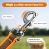 Wisedog 3 m Orange Double Ended Rubberised Dog Lead Lightweight
