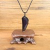 COAI Unisex Surfer Chain Sharpener Pendant Obsidian