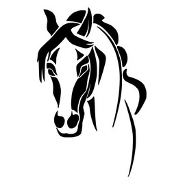 HORSE FACE Equine Animal Head Breed 8.5" x 11" Stencil 20 Mil Plastic Sheet NEW S49