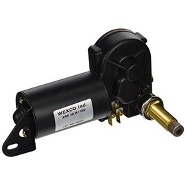 AutoTex Windshield-Wiper Motor - 4R2.12.R110D Standard Replacement Motor Crosses with Wexco, WWF12C18 Series, Ongaro 30991, Grainger 2YPZ6 - 12V, 2.5" Shaft