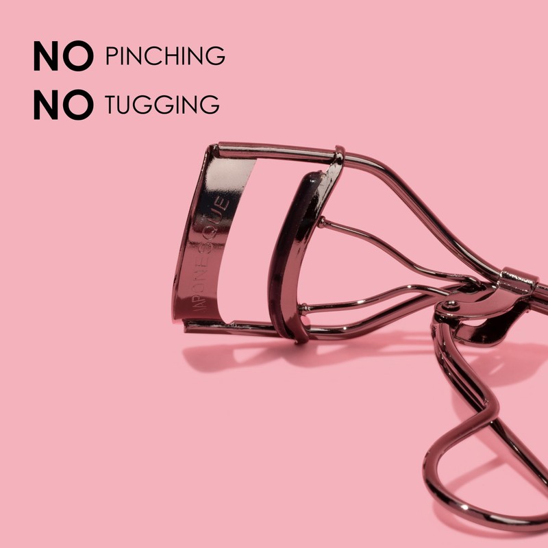 JAPONESQUE Lash Curler Gunmetal, Keeps Lashes Curled for 8 Hours,