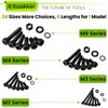 K Kwokker 1574 x Nut and Bolt Assortment M2 M3