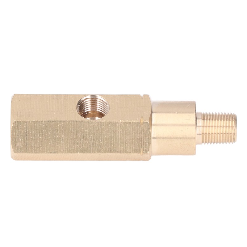 1/8in Oil Pressure Gauge Adapter Brass T Piece Sensor Sender