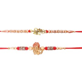 SLNDOKTG Rakhi for Brother Rakshabandhan Rakhi for Sister,Traditional Rakhi for Brother, Designer Rakhi Set for Raksha Bandhan, Rakhi Thread Bhaiya Bhabhi Sister Rakhi Band for Rakshabandhan Set of 2