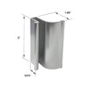 Gordon Glass® Chrome Tub Enclosure and Sliding Shower Door Pull