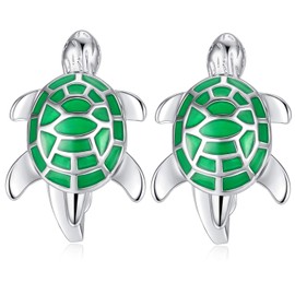 Honey Bear Mens Fancy Lucky Sea Tortoise Turtle Cufflinks