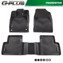 transmotor2013 Fit For 2016-2021 Honda Civic Coupe/Sedan TPE Floor Mats Waterproof Liners