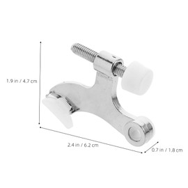 CHILDWEET Adjustable Door Hinge Stopper Wall Protector for Bottom of Door Resistant Coating Enhances Stability and Prevents Wobbling for Use